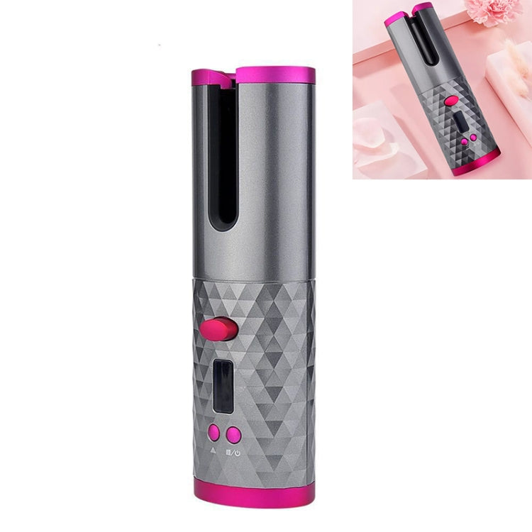 Automatischer Lockenwickler mit USB-Aufladung, tragbarer Mini-Wireless-Multifunktions-Lockenstab mit LCD-Display