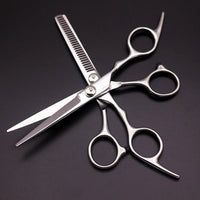 Modische, langlebige, scharfe Friseur-Haarschneideschere/Schere und Friseur-Effilierzahnschere (Silber-Effilierschere), Thining scissor