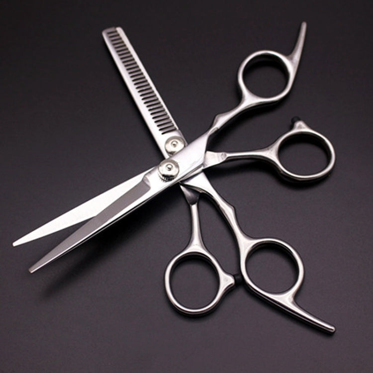 Modische, langlebige, scharfe Friseur-Haarschneideschere/Schere und Friseur-Effilierzahnschere (Silber-Effilierschere), Thining scissor