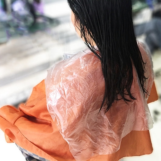 200 Stück einmaliger Haarfärbe-Schal/Mütze, Friseursalon, Haarbehandlung, Tuch, Schal (transparent)