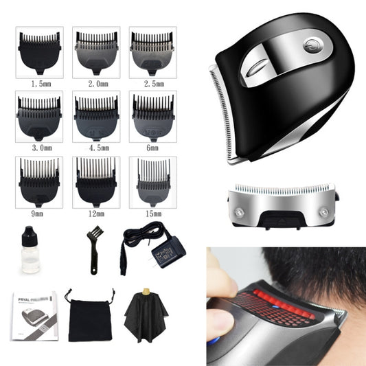 HJ-2019 Männer Elektrorasierer Fader Selbsthilfe-Haarschneidemaschine mit Tuch + Schwamm + Ersatzschneidekopf, Standardversion, CN-Stecker, with Cloth + Sponge + Spare Cutter Head