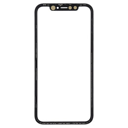 Vordere äußere Glaslinse mit Rahmen und optisch klarem OCA-Kleber für iPhone 11, For iPhone 11 (with OCA)