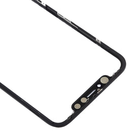 Vordere äußere Glaslinse mit Rahmen und optisch klarem OCA-Kleber für iPhone 11, For iPhone 11 (with OCA)