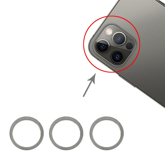 3 Stück Rückfahrkamera-Glaslinse mit Metallschutzring für iPhone 12 Pro von ClickInternet Wien