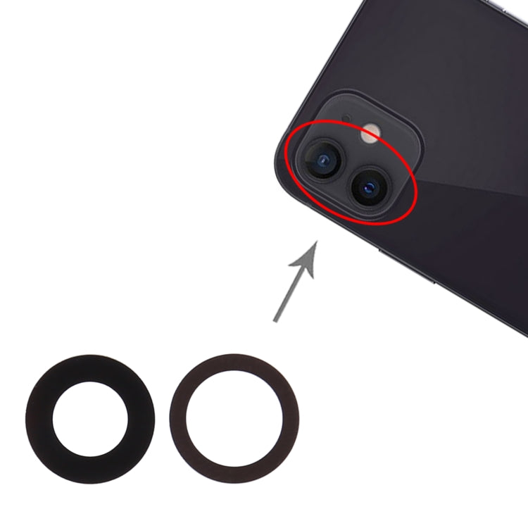 Rückkameraobjektiv für iPhone 12, For iPhone 12