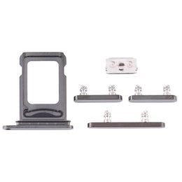 SIM-Kartenfach + SIM-Kartenfach + Seitentasten für iPhone 12 Pro, For iPhone 12 Pro (double card)