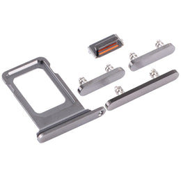 SIM-Kartenfach + SIM-Kartenfach + Seitentasten für iPhone 12 Pro, For iPhone 12 Pro (double card)