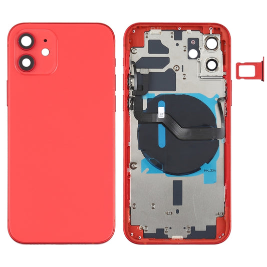 Akku-Rückseite für iPhone 12 mit Seitentasten und kabellosem Lademodul von ClickInternet Wien