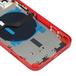 Akku-Rückseite (mit Seitentasten, Kartenfach, Power- und Lautstärke-Flexkabel und kabellosem Lademodul) für iPhone 12, For iPhone 12