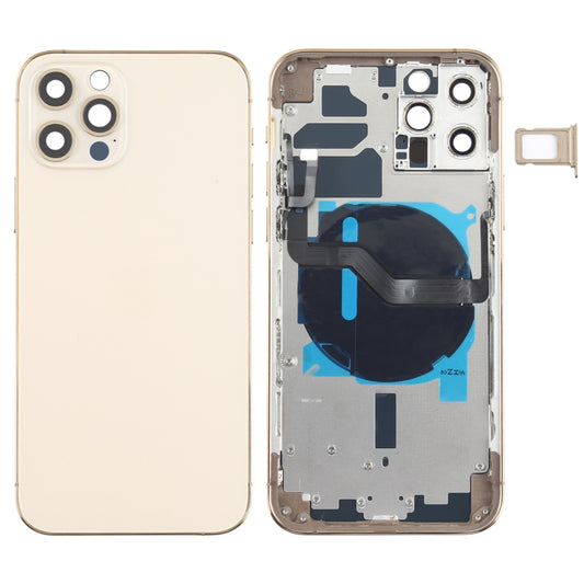 Akku-Rückseite für iPhone 12 Pro von ClickInternet Wien mit Seitentasten und kabellosem Lademodul