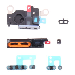10 Stück Lautsprecher aus staubdichtem Netz mit Rahmen für iPhone 12 Pro, For iPhone 12 Pro(with Frame)