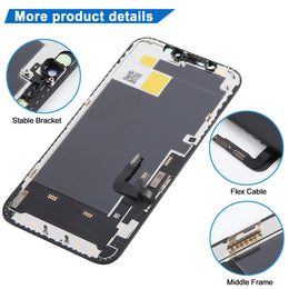 JK Soft OLED-LCD-Bildschirm für iPhone 12/12 Pro, For iPhone 12 / 12 Pro (JK Soft OLED)