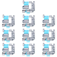 10 Sets Mainboard-FPC-Anschluss-Schwamm-Schaumstoff-Pads für iPhone 13 Pro, For iPhone 13 Pro