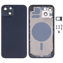 Hintere Gehäuseabdeckung mit SIM-Kartenfach, Seitentasten und Kameraobjektiv für iPhone 13, For iPhone 13(with Card Tray & Side Keys), For iPhone 13(with SIM Card Tray & Side Keys), For iPhone 13