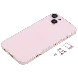 Hintere Gehäuseabdeckung mit SIM-Kartenfach, Seitentasten und Kameraobjektiv für iPhone 13, For iPhone 13(with Card Tray & Side Keys), For iPhone 13(with SIM Card Tray & Side Keys), For iPhone 13