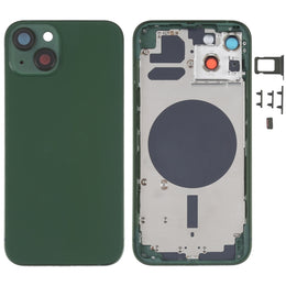 Hintere Gehäuseabdeckung mit SIM-Kartenfach, Seitentasten und Kameraobjektiv für iPhone 13, For iPhone 13(with Card Tray & Side Keys), For iPhone 13(with SIM Card Tray & Side Keys), For iPhone 13
