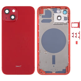 Hintere Gehäuseabdeckung mit SIM-Kartenfach, Seitentasten und Kameraobjektiv für iPhone 13, For iPhone 13(with Card Tray & Side Keys), For iPhone 13(with SIM Card Tray & Side Keys), For iPhone 13