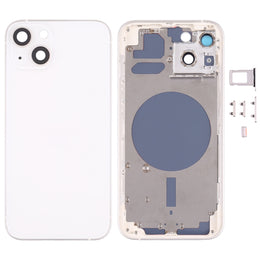 Hintere Gehäuseabdeckung mit SIM-Kartenfach, Seitentasten und Kameraobjektiv für iPhone 13, For iPhone 13(with Card Tray & Side Keys), For iPhone 13(with SIM Card Tray & Side Keys), For iPhone 13