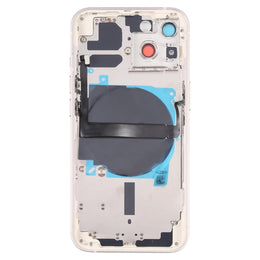 Für iPhone 13 Akku-Rückseite mit Seitentasten, Kartenfach, Power- und Lautstärke-Flexkabel und kabellosem Lademodul, For iPhone 13 (Assembly)