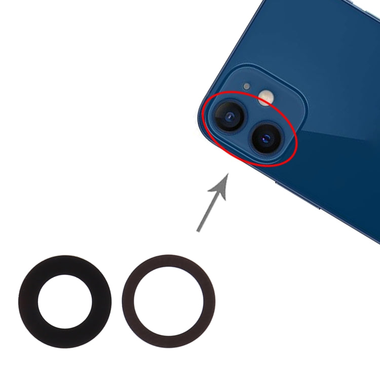 Rückkameraobjektiv für iPhone 12 Mini, For iPhone 12 Mini