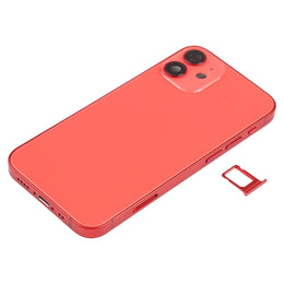 Akku-Rückseite (mit seitlichen Tasten, Kartenfach, Strom- und Lautstärke-Flexkabel und kabellosem Lademodul) für iPhone 12 Mini, For iPhone 12 Mini