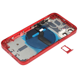 Akku-Rückseite (mit seitlichen Tasten, Kartenfach, Strom- und Lautstärke-Flexkabel und kabellosem Lademodul) für iPhone 12 Mini, For iPhone 12 Mini