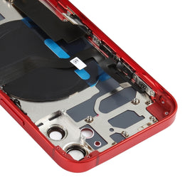 Baugruppe der hinteren Batterieabdeckung (mit seitlichen Tasten, Lautsprecher, Klingelton, Motor, Kameraobjektiv, Kartenfach, Ein-/Aus-Taste, Lautstärketaste, Ladeanschluss und kabellosem Lademodul) für iPhone 12 Mini, For iPhone 12 Mini (Assembly)