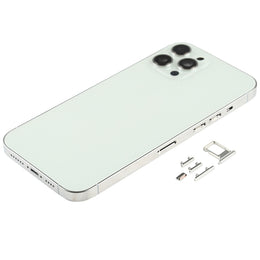 Hintere Gehäuseabdeckung mit SIM-Kartenfach, Seitentasten und Kameraobjektiv für iPhone 12 Pro Max, For iPhone 12 Pro Max(with Card Tray & Side Keys), For iPhone 12 Pro Max(with SIM Card Tray & Side Keys)