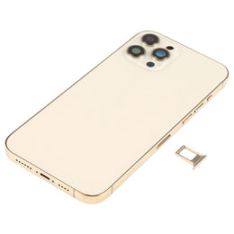 Baugruppe der hinteren Akkuabdeckung (mit Seitentasten, Lautsprecher, Klingelton, Motor, Kameraobjektiv, Kartenfach, Ein-/Aus-Taste, Lautstärketaste, Ladeanschluss und kabellosem Lademodul) für iPhone 12 Pro Max, For iPhone 12 Pro Max(Assembly)