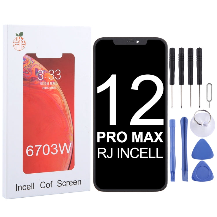 RJ Incell Cof-Bildschirm, LCD-Bildschirm und Digitizer, komplette Montage für iPhone 12 Pro Max, For iPhone 12 Pro Max (RJ incell)