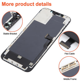 RJ Incell Cof-Bildschirm, LCD-Bildschirm und Digitizer, komplette Montage für iPhone 12 Pro Max, For iPhone 12 Pro Max (RJ incell)
