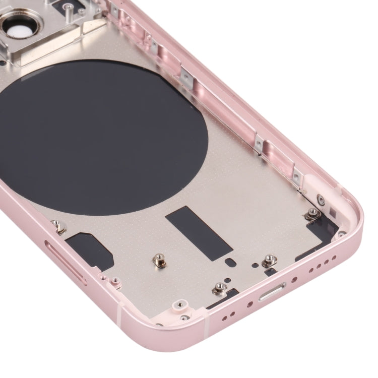 Hintere Gehäuseabdeckung mit SIM-Kartenfach, Seitentasten und Kameraobjektiv für iPhone 13 Mini, For iPhone 13 Mini