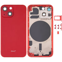 Hintere Gehäuseabdeckung mit SIM-Kartenfach, Seitentasten und Kameraobjektiv für iPhone 13 Mini, For iPhone 13 Mini