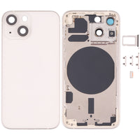 Hintere Gehäuseabdeckung mit SIM-Kartenfach, Seitentasten und Kameraobjektiv für iPhone 13 Mini, For iPhone 13 Mini