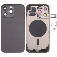 Hintere Gehäuseabdeckung mit SIM-Kartenfach, Seitentasten und Kameraobjektiv für iPhone 13 Pro, For iPhone 13 Pro(with SIM Card Tray), For iPhone 13 Pro (with SIM Card Tray), For iPhone 13 Pro