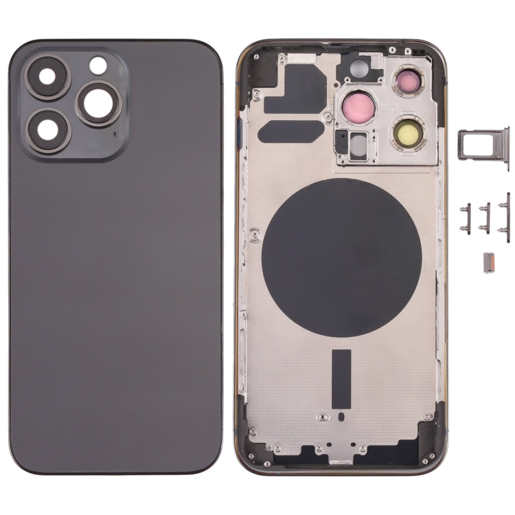 Hintere Gehäuseabdeckung mit SIM-Kartenfach, Seitentasten und Kameraobjektiv für iPhone 13 Pro, For iPhone 13 Pro(with SIM Card Tray), For iPhone 13 Pro (with SIM Card Tray), For iPhone 13 Pro
