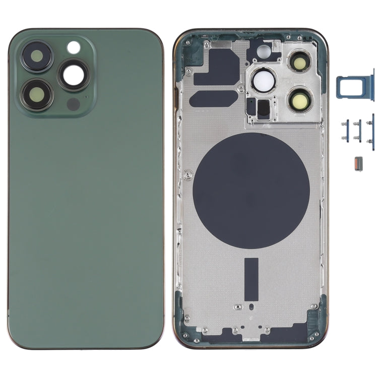 Hintere Gehäuseabdeckung mit SIM-Kartenfach, Seitentasten und Kameraobjektiv für iPhone 13 Pro, For iPhone 13 Pro(with SIM Card Tray), For iPhone 13 Pro (with SIM Card Tray), For iPhone 13 Pro