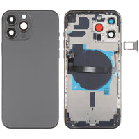 Für iPhone 13 Pro Max Akku-Rückseite mit Seitentasten, Kartenfach, Power- und Lautstärke-Flexkabel und kabellosem Lademodul, For iPhone 13 Pro Max(Assembly)