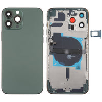 Für iPhone 13 Pro Max Akku-Rückseite mit Seitentasten, Kartenfach, Power- und Lautstärke-Flexkabel und kabellosem Lademodul, For iPhone 13 Pro Max(Assembly)