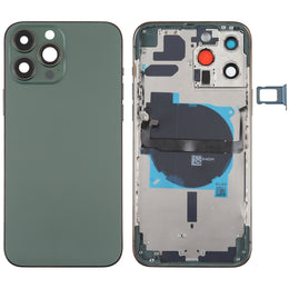 Für iPhone 13 Pro Max Akku-Rückseite mit Seitentasten, Kartenfach, Power- und Lautstärke-Flexkabel und kabellosem Lademodul, For iPhone 13 Pro Max(Assembly)