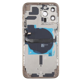 Für iPhone 13 Pro Max Akku-Rückseite mit Seitentasten, Kartenfach, Power- und Lautstärke-Flexkabel und kabellosem Lademodul, For iPhone 13 Pro Max(Assembly)