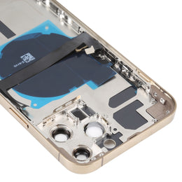 Für iPhone 13 Pro Max Akku-Rückseite mit Seitentasten, Kartenfach, Power- und Lautstärke-Flexkabel und kabellosem Lademodul, For iPhone 13 Pro Max(Assembly)