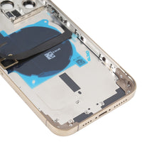Für iPhone 13 Pro Max Akku-Rückseite mit Seitentasten, Kartenfach, Power- und Lautstärke-Flexkabel und kabellosem Lademodul, For iPhone 13 Pro Max(Assembly)