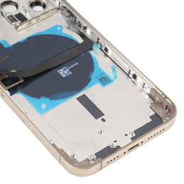 Für iPhone 13 Pro Max Akku-Rückseite mit Seitentasten, Kartenfach, Power- und Lautstärke-Flexkabel und kabellosem Lademodul, For iPhone 13 Pro Max(Assembly)