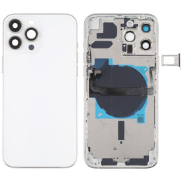 Für iPhone 13 Pro Max Akku-Rückseite mit Seitentasten, Kartenfach, Power- und Lautstärke-Flexkabel und kabellosem Lademodul, For iPhone 13 Pro Max(Assembly)
