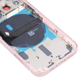 Für iPhone 13 mini Akku-Rückseite mit Seitentasten, Kartenfach, Power- und Lautstärke-Flexkabel und kabellosem Lademodul, For iPhone 13 mini (Assembly)