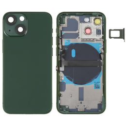 Für iPhone 13 mini Akku-Rückseite mit Seitentasten, Kartenfach, Power- und Lautstärke-Flexkabel und kabellosem Lademodul, For iPhone 13 mini (Assembly)