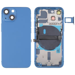 Für iPhone 13 mini Akku-Rückseite mit Seitentasten, Kartenfach, Power- und Lautstärke-Flexkabel und kabellosem Lademodul, For iPhone 13 mini (Assembly)