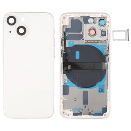 Für iPhone 13 mini Akku-Rückseite mit Seitentasten, Kartenfach, Power- und Lautstärke-Flexkabel und kabellosem Lademodul, For iPhone 13 mini (Assembly)