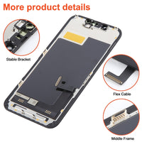 RJ incell Cof LCD-Bildschirm für iPhone 13 mini mit Digitizer-Vollmontage, For iPhone 13 mini (RJ incell)